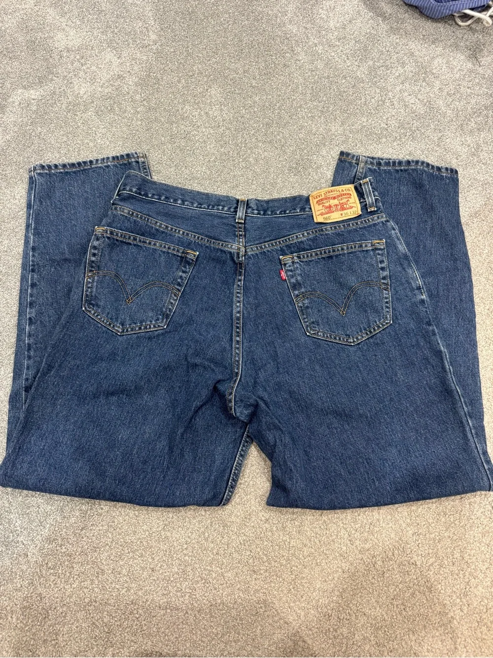 Levi’s 560 Comfort Fit Men’s Jeans W36 L32 Medium Wash Relaxed